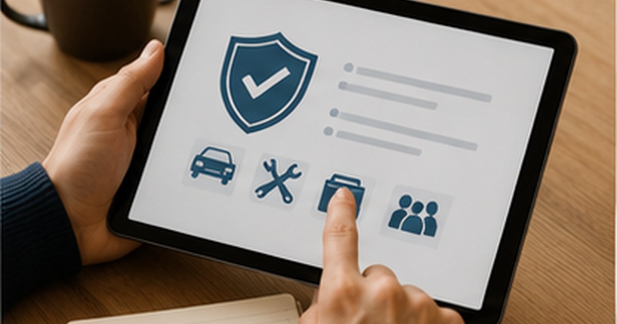small business owner completing an online insurance comparison in Albany Western Australia, featured editorial scene